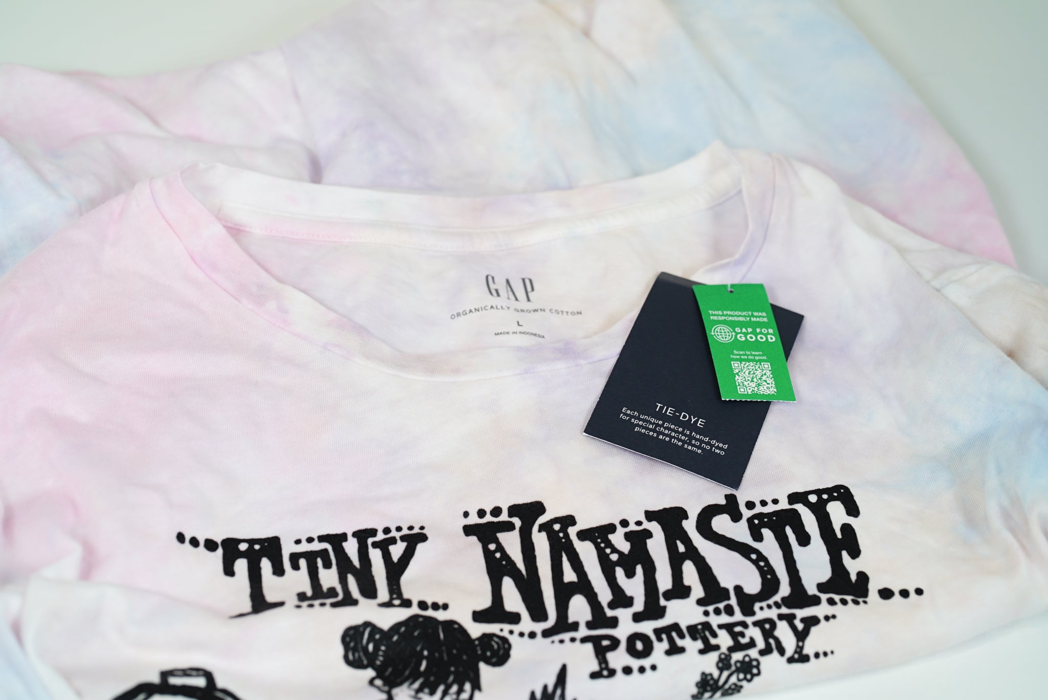 T-Shirt Pastel Tie Dye "Manifest That Shit"