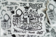 Sticker Clear "Manifest That Shit"