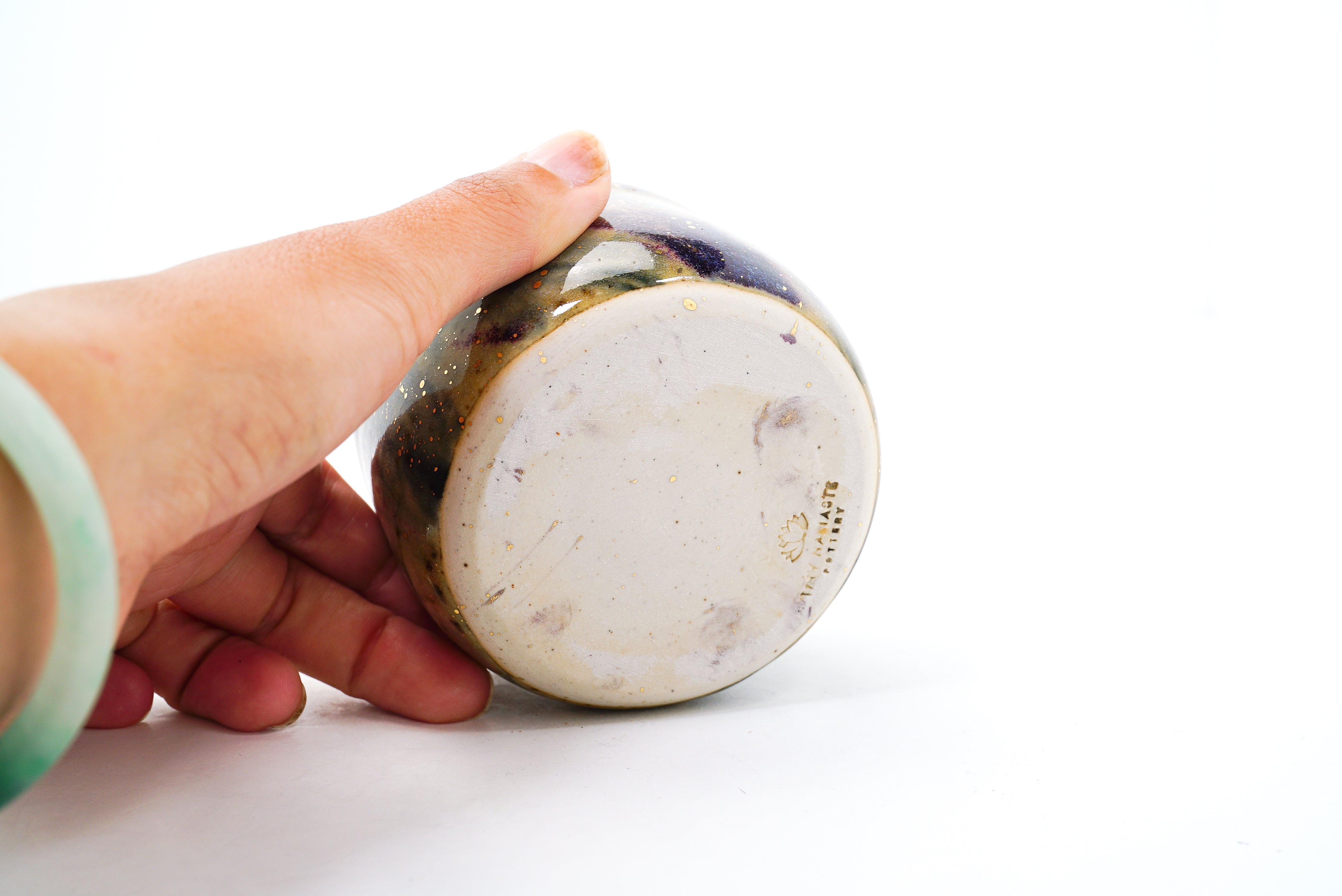 Star Nebula Purple Jasper 2 Small Cup | 8oz