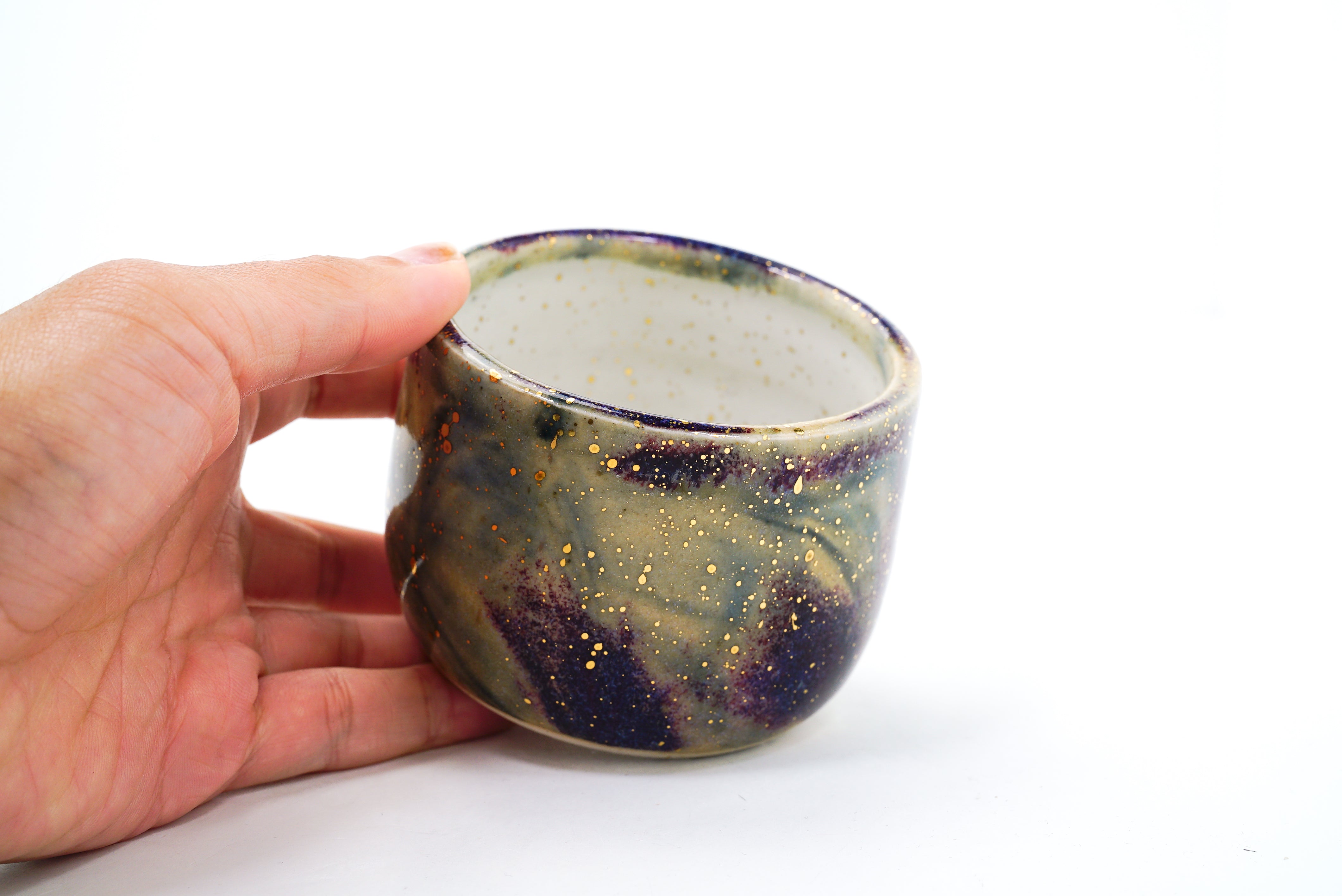 Star Nebula Purple Jasper 2 Small Cup | 8oz