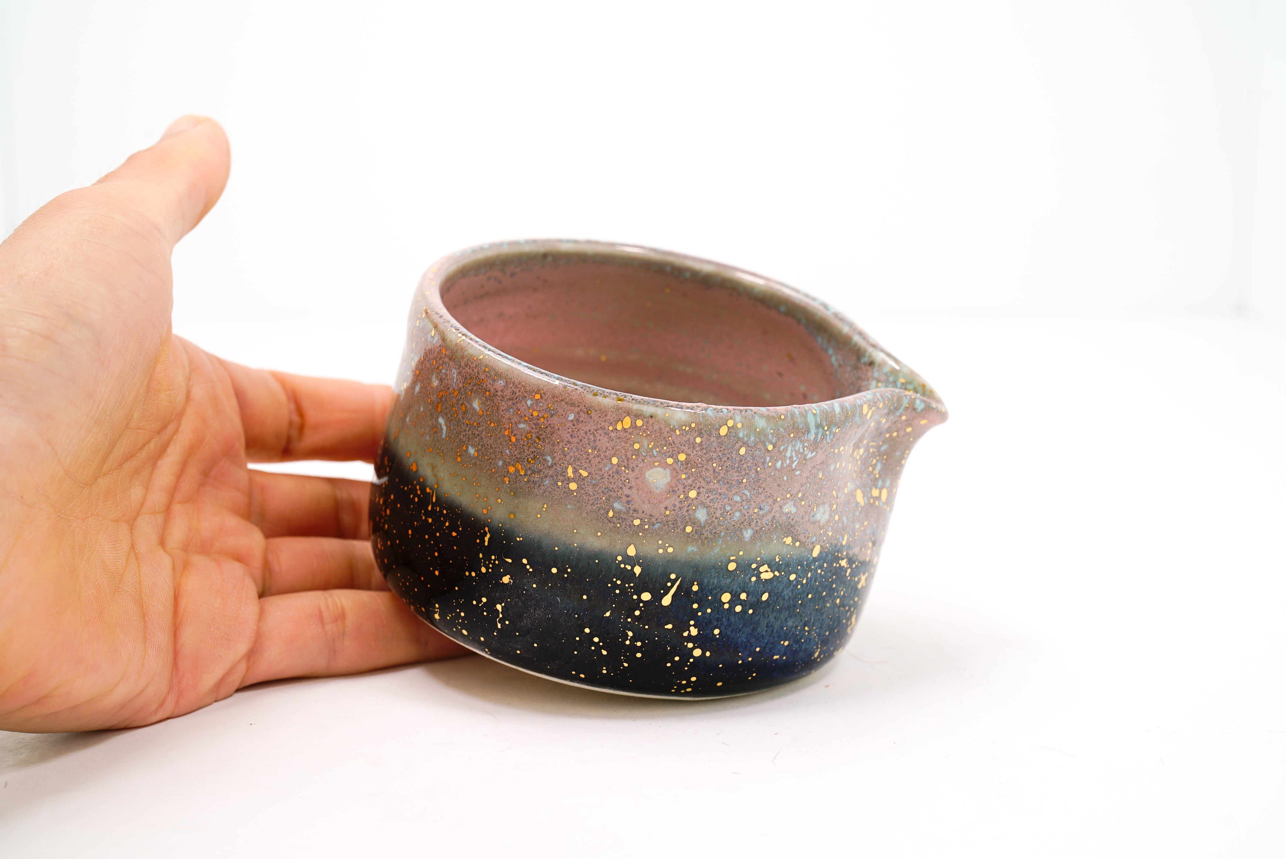 Pink Twilight 11 Small Matcha Bowl | 9oz