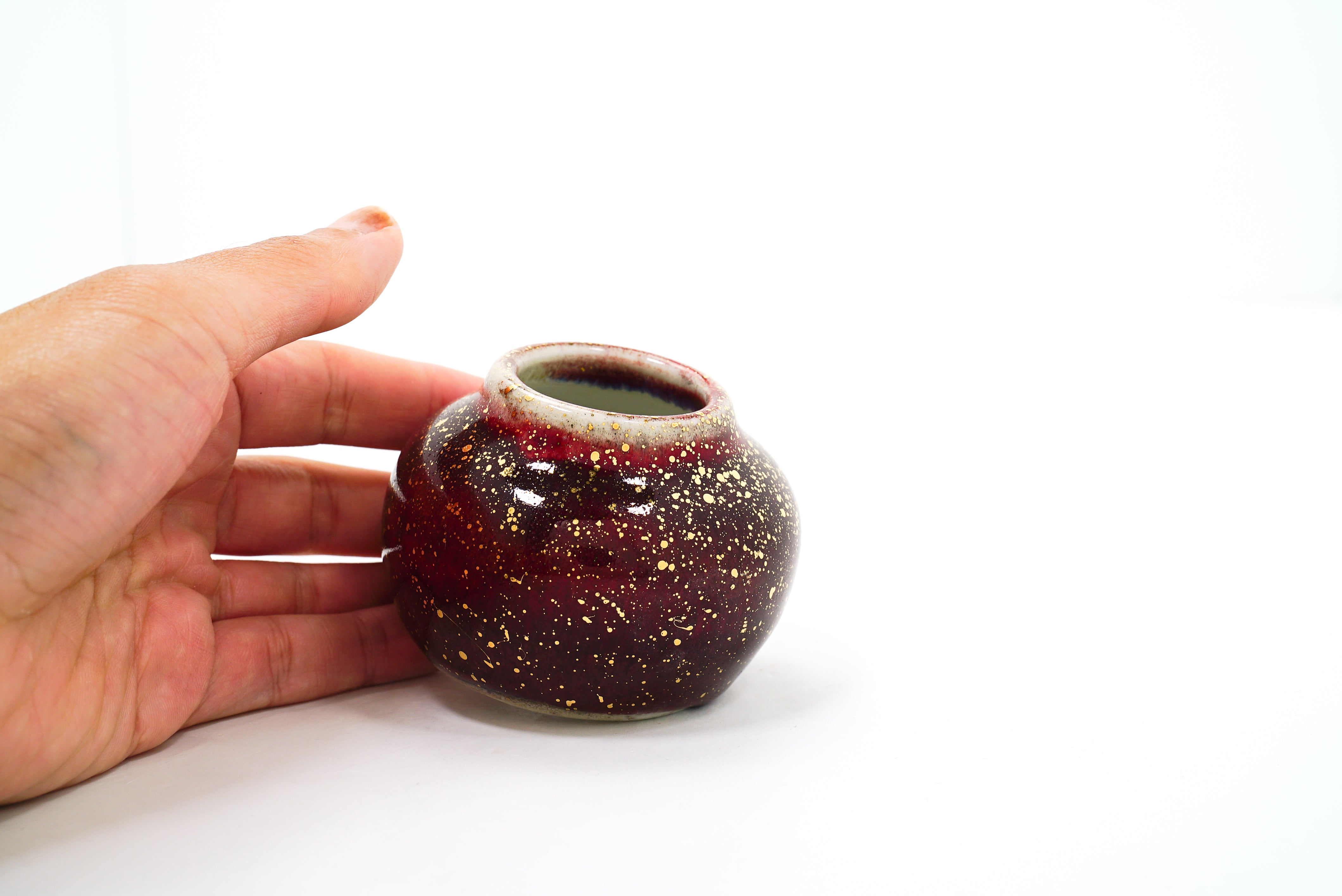 Crimson Constellation 8 Small Vase