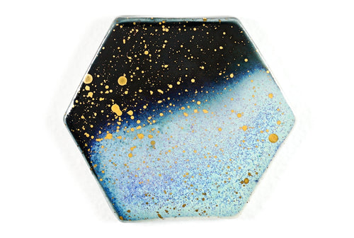 Deep Space Hex Tile Wall Art