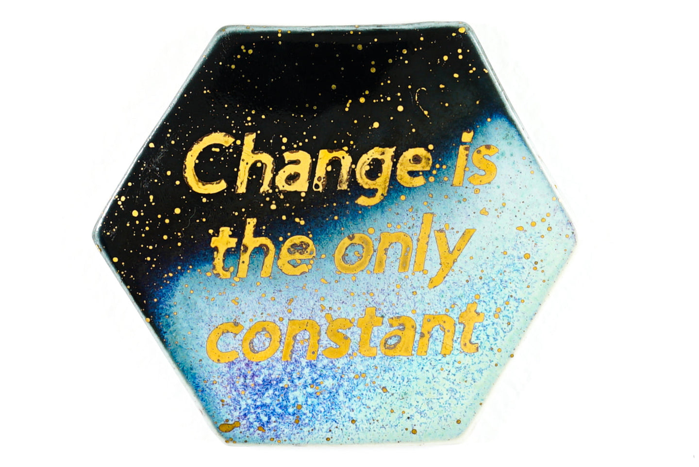 Self Talk Change is the Only Constant Tile Wall Art