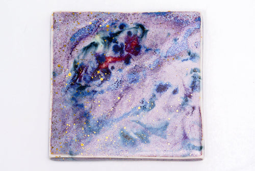 Star Nebula Purple Haze Tile Wall Art 3